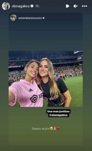Antonela Rocuzzo (left) and Elena Galera